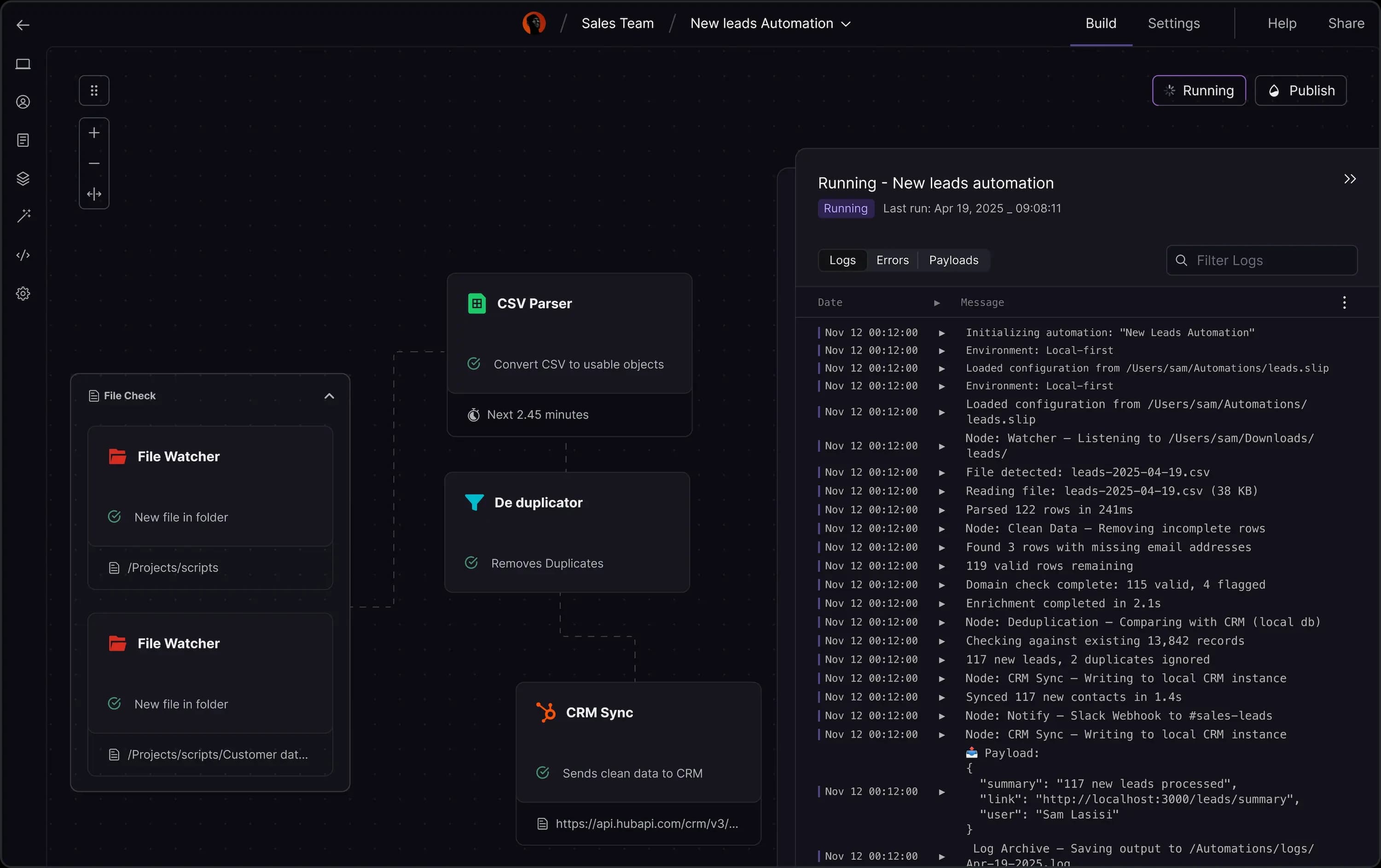 App screenshot